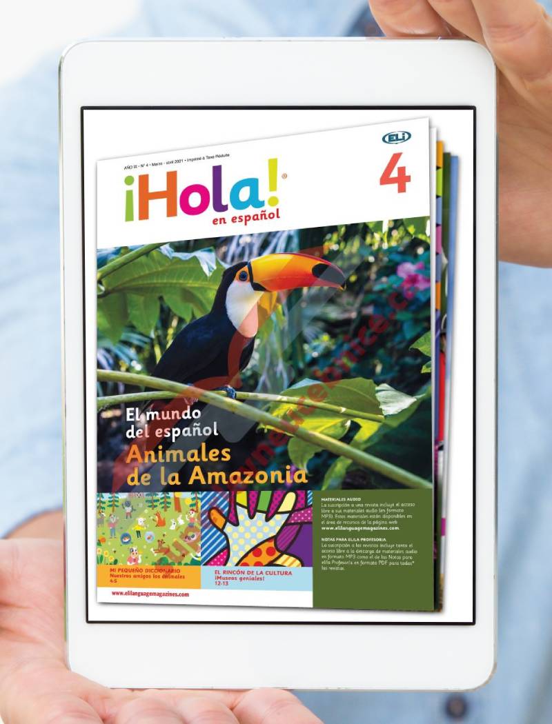 Tisknutelný PDF časopis pro výuku španělštiny &#161;Hola! en espa&#241;ol A0, 2023-24