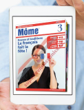 PDF časopis pro výuku francouzštiny Môme A2 - B1, předplatné 2022-23