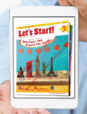 PDF časopis pro výuku angličtiny Let’s Start! A1 - A2, předplatné 2023-24