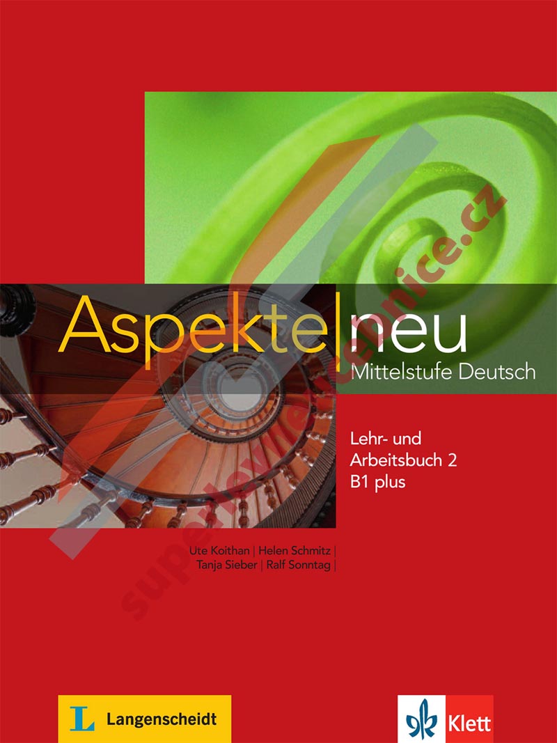 Aspekte NEU B1+ - 2. půldíl učebnice a pracovního sešitu  němčiny vč. audio-CD