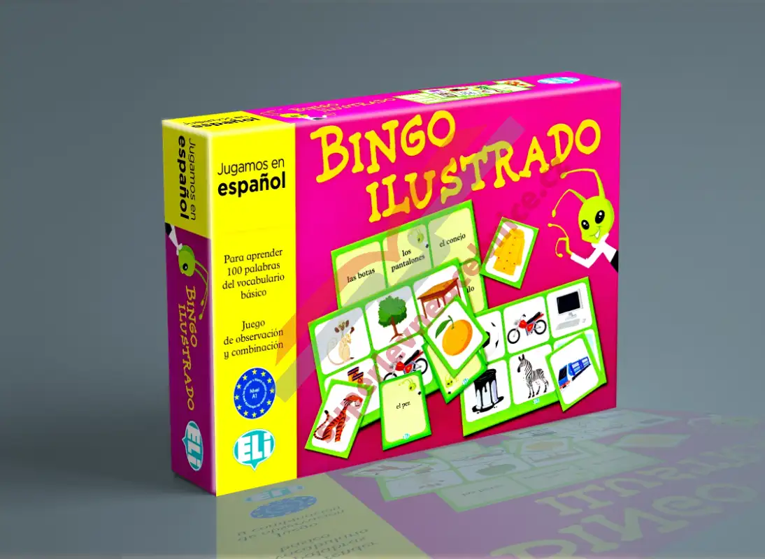 Bingo ilustrado - didaktická hra do výuky španělštiny