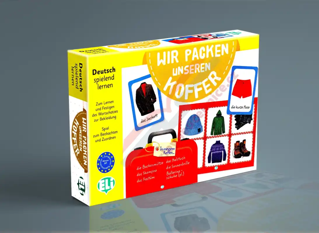 Wir packen unseren Koffer - didaktická hra do výuky němčiny