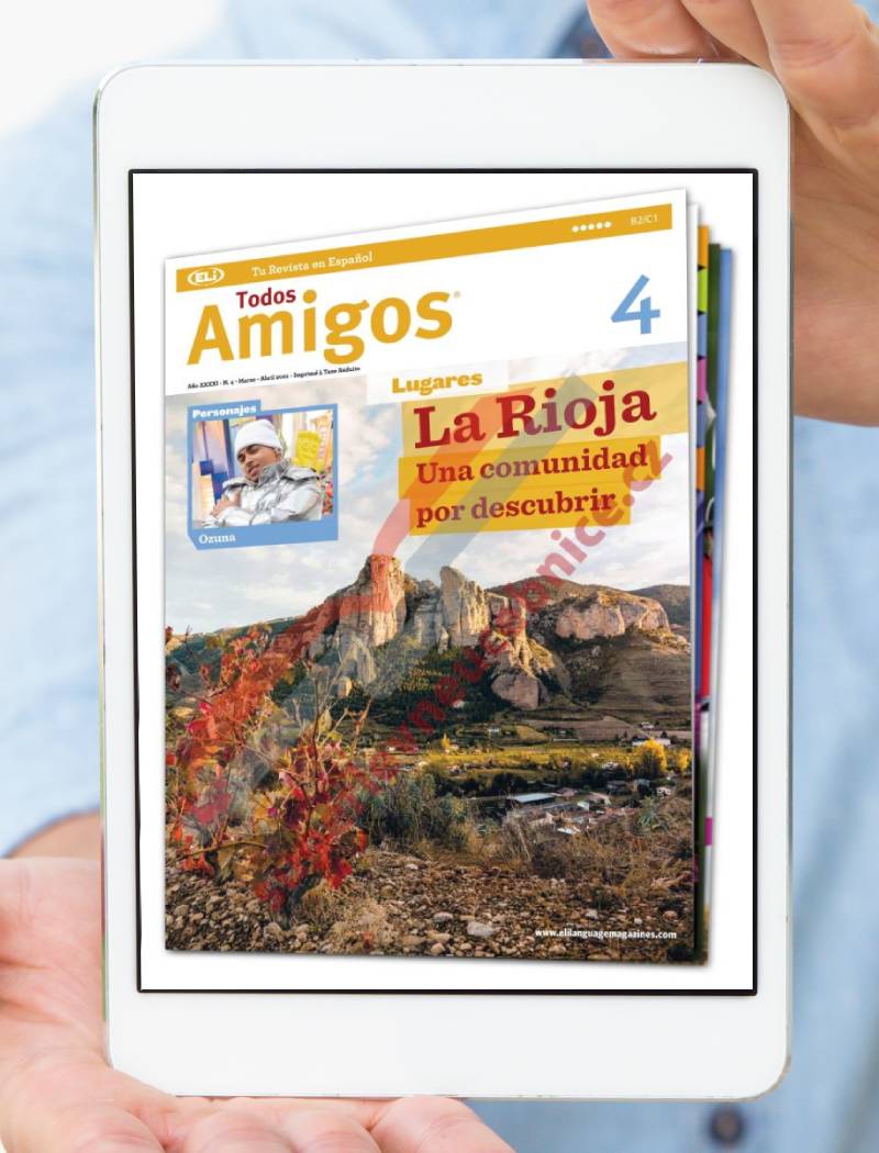 PDF časopis pro výuku španělštiny Todos Amigos B2 - C1, předplatné 2023-24