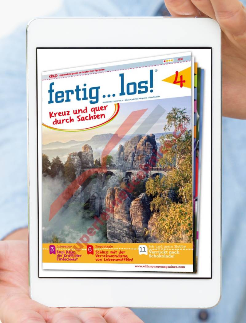 PDF časopis pro výuku němčiny fertig…los! A1 - A2, předplatné 2023-24