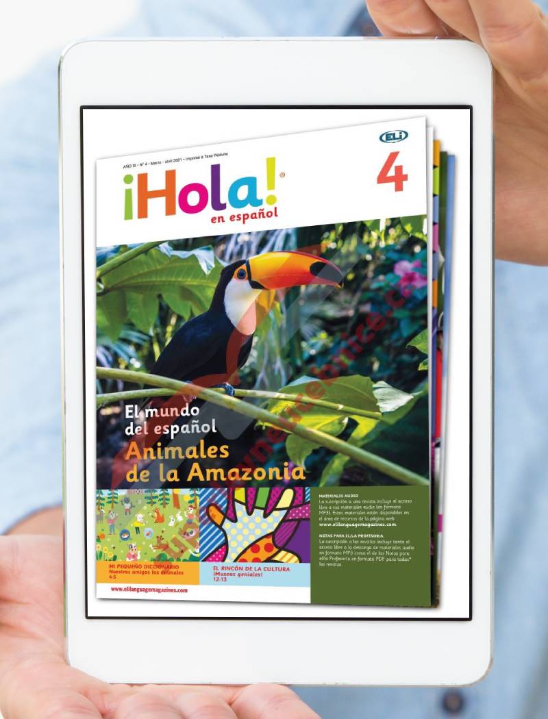 Tisknutelný PDF časopis pro výuku španělštiny ¡Hola! en español A0, 2022-23