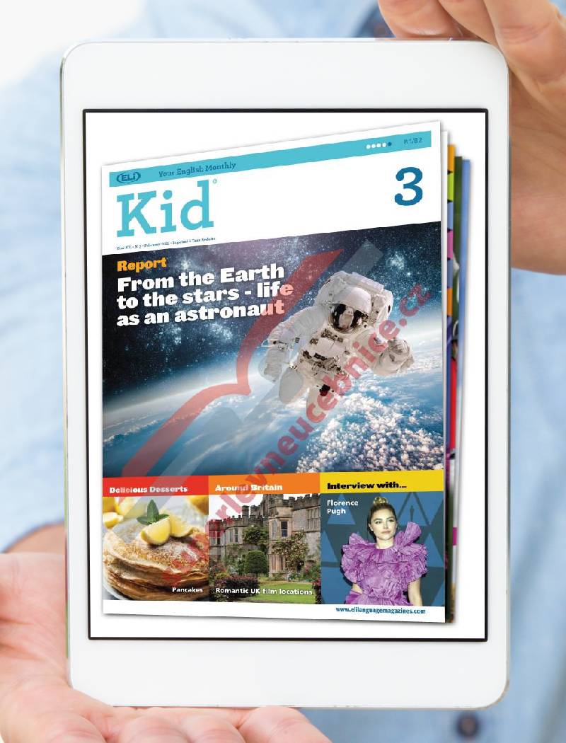 PDF časopis pro výuku angličtiny Kid B1 - B2, předplatné 2023-24