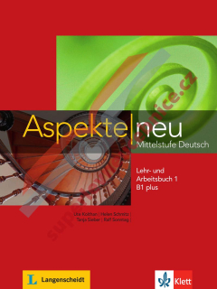 Aspekte NEU B1+ - 1. půldíl učebnice a pracovního sešitu němčiny vč. audio-CD