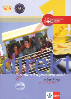 Direkt 1 CZ NEU A1/A2 - učebnice němčiny s pracovním sešitem a 2 CD