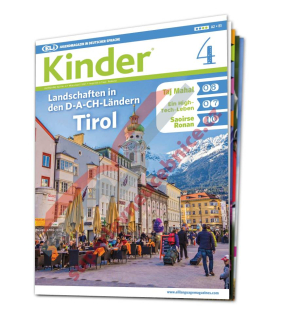 Tištěný časopis pro výuku němčiny Kinder A2 - B1, předplatné 2022-23