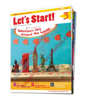 Tištěný časopis pro výuku angličtiny Let’s Start! A1 - A2, předplatné 2023-24