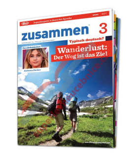 Tištěný časopis pro výuku němčiny zusammen B2 - C1, předplatné 2021-22