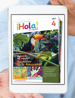 PDF časopis pro výuku španělštiny ¡Hola! en español A0, předplatné 2021-22