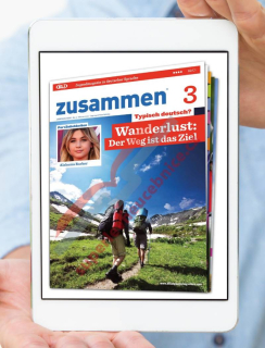 Tisknutelný PDF časopis pro výuku němčiny zusammen B2 - C1, 2023-24