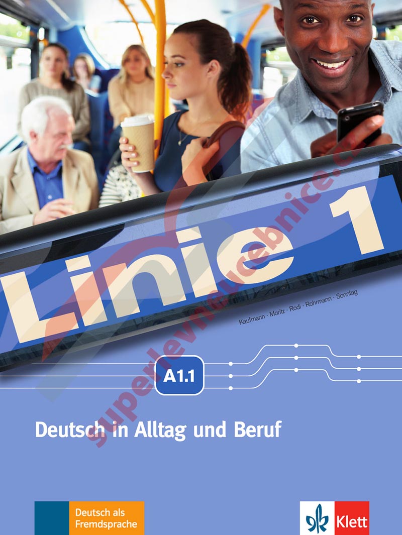 Linie 1 A1.1 - 1. půldíl učebnice a pracovního sešitu němčiny vč. DVD-ROMu